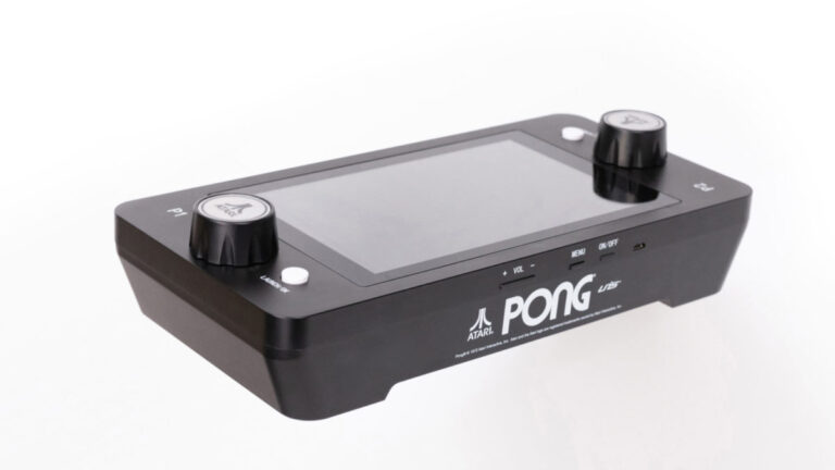 Descubre la nueva consola portátil Atari Mini Pong Jr.
