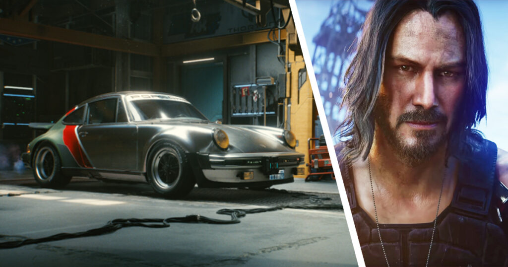 Keanu Reeves manejará un Porsche 911 Turbo en Cyberpunk 2077