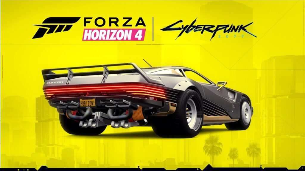 Auto de Cyberpunk 2077 llegará a Forza Horizon 4