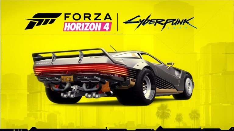 Auto de Cyberpunk 2077 llegará a Forza Horizon 4