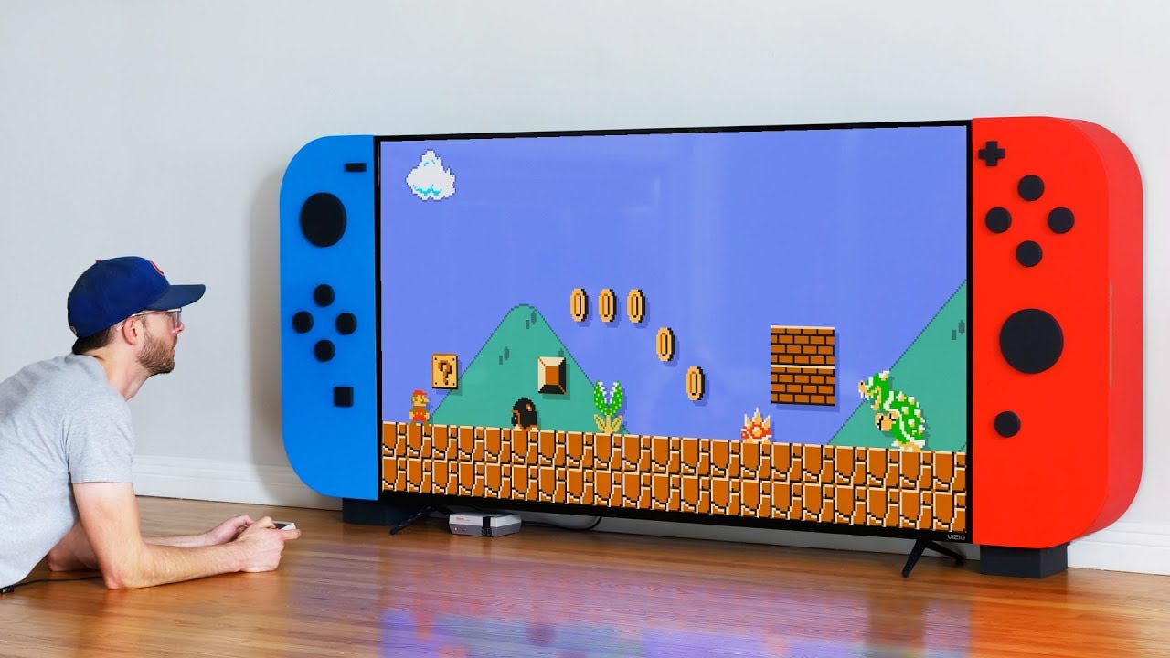 Aquí está el Nintendo Switch más grande del mundo, y sí, sus botones funcionan