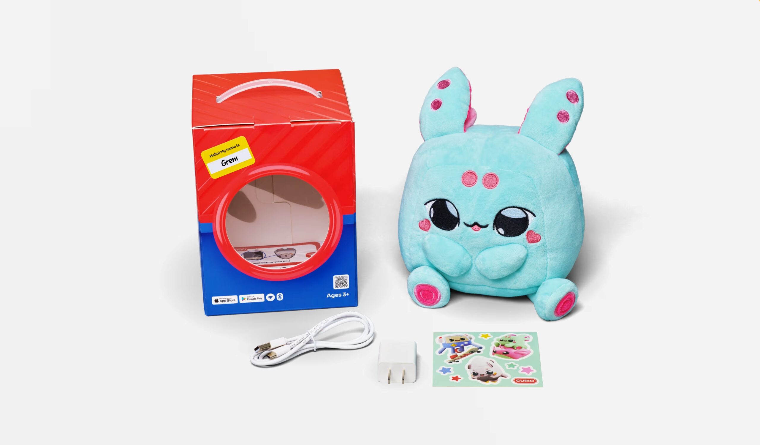 Peluches interactivos Grem de Curio con inteligencia artificial que conversan y fomentan la creatividad en niños sin necesidad de pantallas