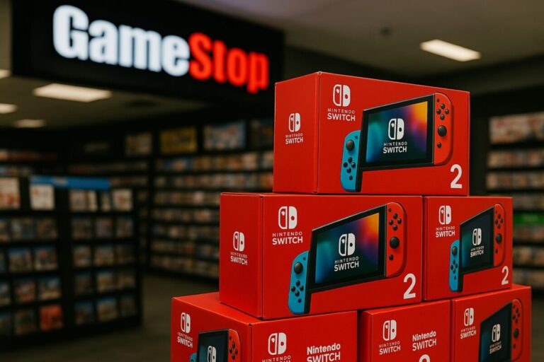 GameStop en Estados Unidos convirtió empaques defectuosos del Nintendo Switch 2 en ventas benéficas que superaron 12 millones de dólares en agosto.