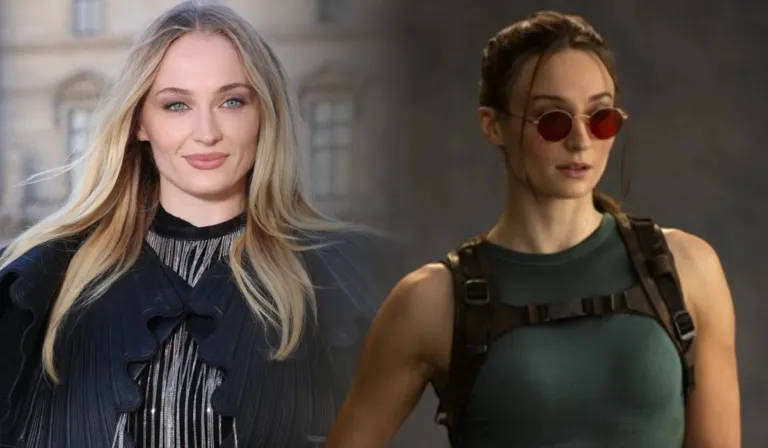 Sophie Turner se pone el traje de Lara Croft: Prime Video revela el primer vistazo de Tomb Raider