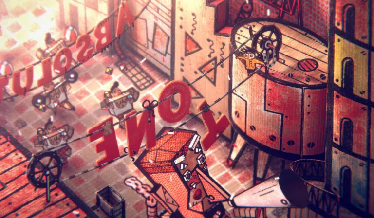 Phonopolis sorprende en Steam Next Fest: una distopía creativa que mezcla cartón, crítica social y magia visual