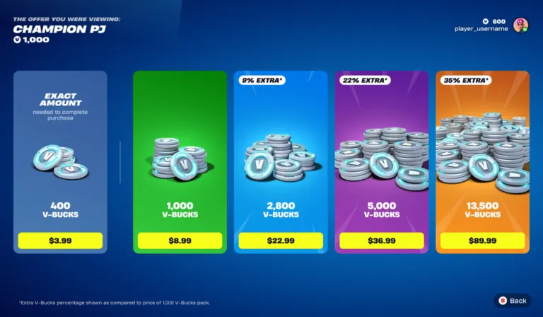 Fortnite sube precios: así afectará a tus V-Bucks y compras dentro del juego