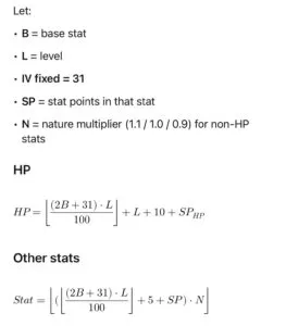 Pokémon Champions cambia su sistema de estadísticas