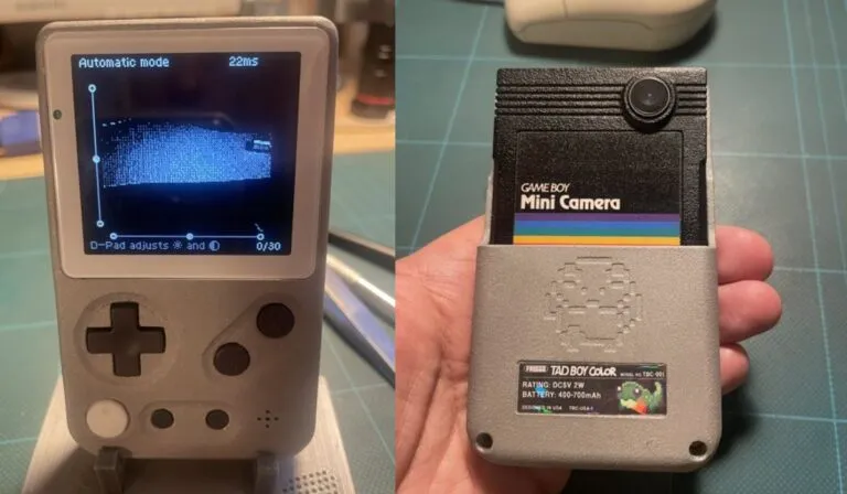 Game Boy Mini Camera: reinventan la clásica cámara de Nintendo en tamaño cartucho