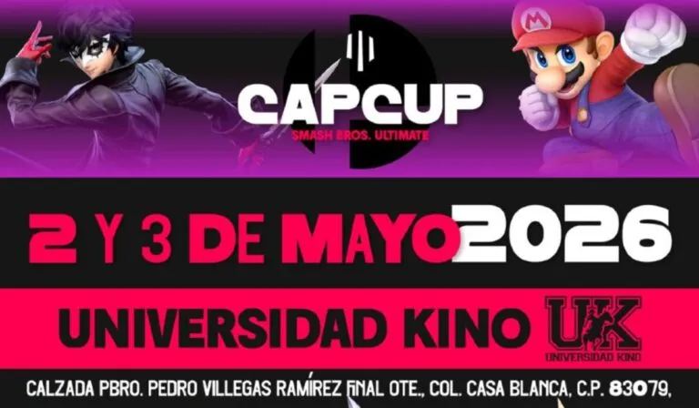 CapCup Smash Bros. Ultimate 2026 llega a Hermosillo con torneo, premios y figuras nacionales