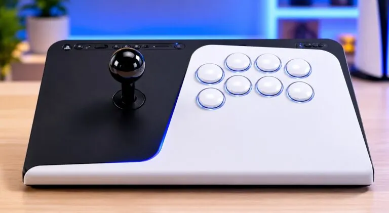 PlayStation FlexStrike junto al monitor gamer de 27 pulgadas y accesorios oficiales para PS5 y PC.