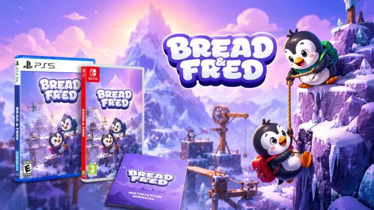 Bread & Fred llegará en formato físico a PS5 y Nintendo Switch con edición limitada y manual impreso