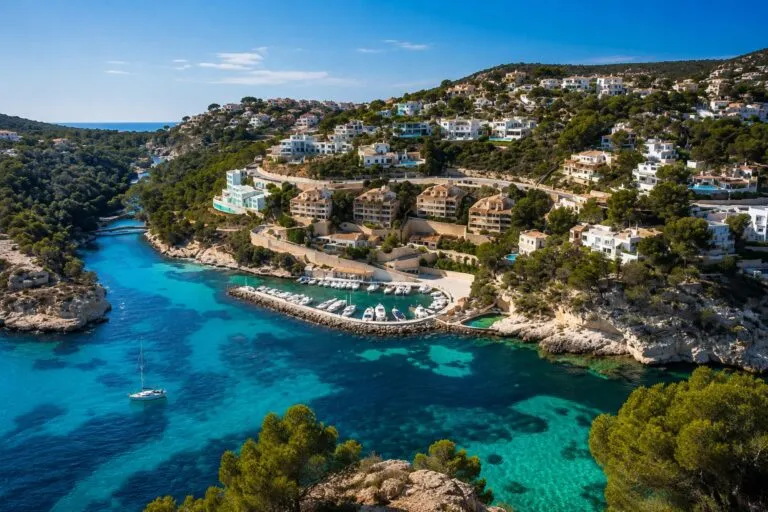 Calvià en Mallorca con playas y paisajes que forman parte de una ruta cinematográfica