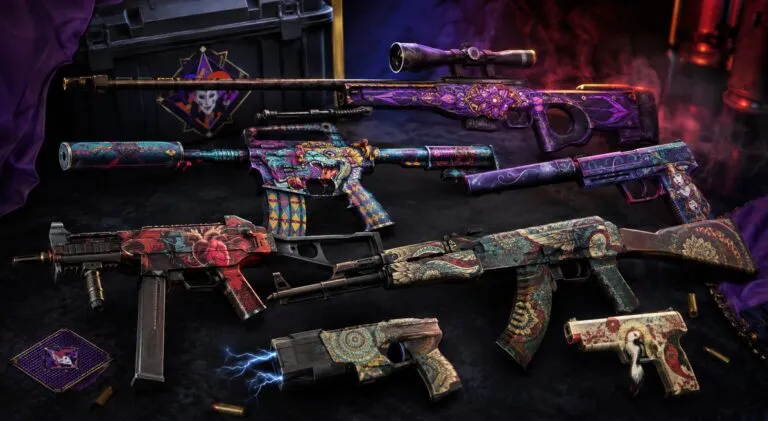Colección Harlequin de CS2 con skins para jugadores, coleccionistas y traders