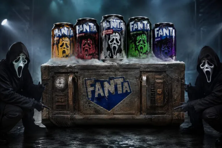 Fanta y Ghost Face en campaña de Halloween con latas coleccionables y sabor limitado