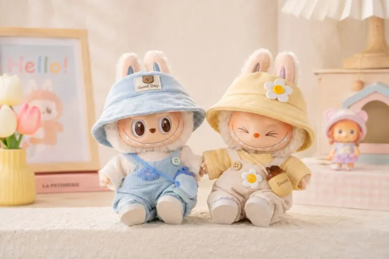 Ropa para Labubu con conjuntos, sombreros y accesorios para personalizar figuras de 17 cm