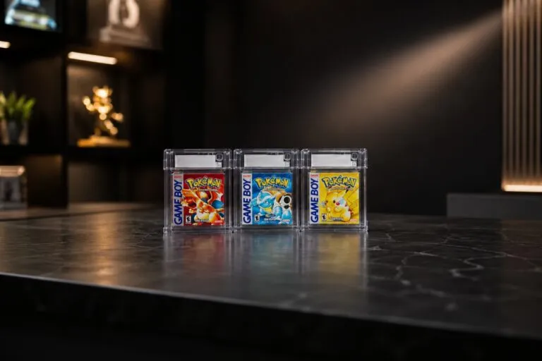Videojuegos de Pokémon sellados de Game Boy valorados por su rareza, conservación y relevancia dentro del coleccionismo global