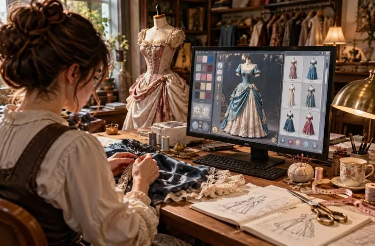 Dressmaker permite diseñar y coser vestidos victorianos mientras los juegos cozy ganan popularidad en Steam.
