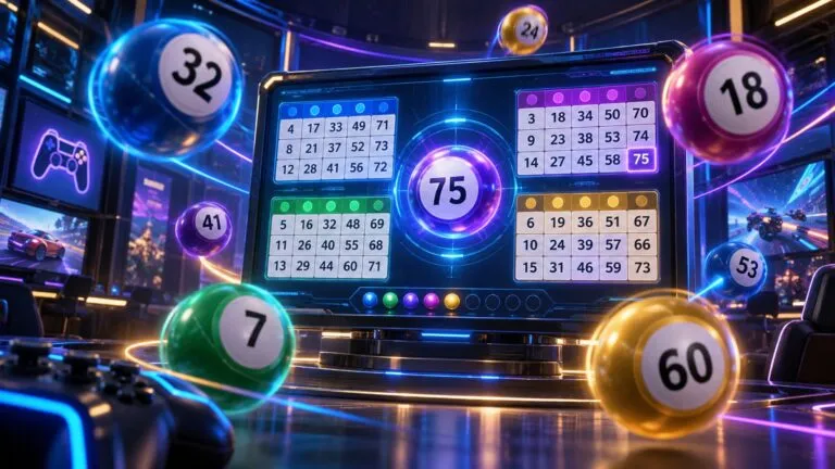 Interfaz digital muestra la cercanía visual entre bingo y videojuegos casuales