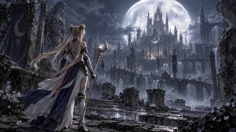 Twilight of the Moon Kingdom reimagina el universo de Sailor Moon como un escenario de fantasía oscura creado con Unreal Engine 5.