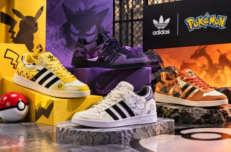 Pokémon y Adidas lanzan una colección de tenis, chamarras y ropa inspirada en Pikachu, Charizard, Gengar y otros personajes.